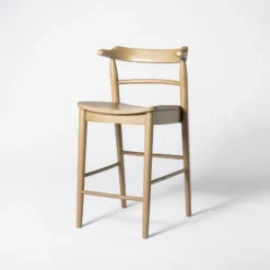 Kaysville Curved Back Wood Counter Height Barstool - Threshold™ Designed With Studio McGee -Whalen Furniture GUEST 023f7aed 536a 4f95 b97e 35970af67510