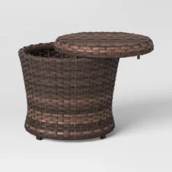 Halsted 5pc Wicker Small Space Patio Furniture Set - Threshold -Whalen Furniture GUEST 07ad4fbc b790 4e01 a935 8a3005053363