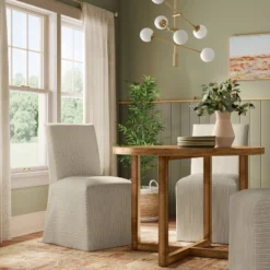 Kay Slipcovered Dining Chair - Threshold™ -Whalen Furniture GUEST 07f00899 55ef 40da 9a36 440118f3d4af