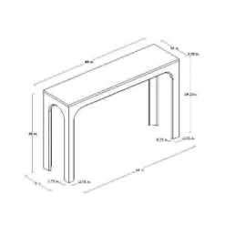 Thetford Console Table Gray - Threshold™ Designed With Studio McGee 13 Thetford Console Table Gray - Threshold™ Designed With Studio McGee -Whalen Furniture GUEST 094e781e 9ba9 4573 90e2 20870689eed5