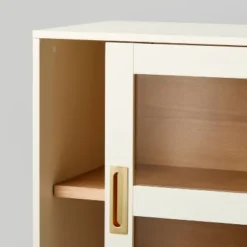 Promontory Sliding Glass TV Stand - Threshold™ Designed With Studio McGee -Whalen Furniture GUEST 0a52b1e4 773b 4988 9e4c 43fbf31bcba8