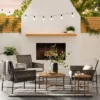 Wicker & Metal X Frame Patio Loveseat - Gray - Threshold™ Designed With Studio McGee -Whalen Furniture GUEST 0c8a4d3b 68fb 40d7 aa3b 46b43a206899 1