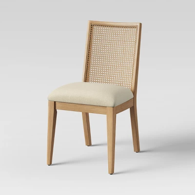 Corella Cane And Wood Dining Chair Natural - Threshold™ 4 Corella Cane And Wood Dining Chair Natural - Threshold™ - Image 2