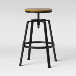 Lewiston Adjustable Swivel Barstool - Threshold -Whalen Furniture GUEST 11447b9c f63d 44de 89f4 f3ad210ca579