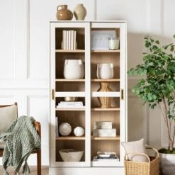 72" Promontory Cabinet With Sliding Doors - Threshold™ Designed With Studio McGee -Whalen Furniture GUEST 123e42a0 83f1 4a74 b01e b843c1da7645