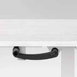 Loring Manual Height Adjustable Standing Desk White - Threshold™ -Whalen Furniture GUEST 12e26690 e7ed 48d4 a56d 06228638b8dc