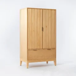 55" Thousand Oaks Wood Scalloped Cabinet - Threshold™ Designed With Studio McGee -Whalen Furniture GUEST 13793a96 4ce8 460c bb62 c7acc7187de8