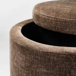 Swivel Storage Ottoman Brown - Threshold™ Designed With Studio McGee -Whalen Furniture GUEST 151b5455 f8c5 46f8 b88f dcb4af641bfc