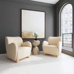 Rumi Armchair In Velvet - Threshold™ -Whalen Furniture GUEST 1534a579 a134 4b25 a7da 6a55f43dba7c