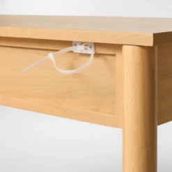 48" Modern Wooden Console Table With Drawer Brown - Threshold™ Designed With Studio McGee -Whalen Furniture GUEST 1654087c 31df 4808 a98b ef3f4a601ae2