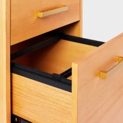 Wood Mid Century File Cabinet Light Brown - Threshold™ -Whalen Furniture GUEST 1973ddc6 5c91 466b 8d3a 6c7f25ad22d3