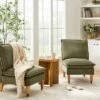 Talbert Pillow Top Slipper Chair With Casters - Threshold™ Designed With Studio McGee -Whalen Furniture GUEST 1bfd7f0e d9dc 45e0 8443 e7c2a5fb0266