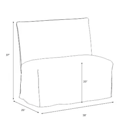 Jean Slipcover Dining Banquette -Whalen Furniture GUEST 1d2fab8a cfac 4183 8323 cdb6b166656e