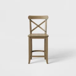 24" Litchfield X-Back Counter Height Barstool - Threshold -Whalen Furniture GUEST 1e280564 6835 459b a309 2e77131e26dc