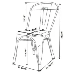 Carlisle High Back Dining Chair - Threshold -Whalen Furniture GUEST 1e2b5f59 c442 4855 bfc5 9fee37b5a021