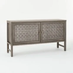 Palmdale Woven Door Console - Threshold™ Designed With Studio McGee 30 Palmdale Woven Door Console - Threshold™ Designed With Studio McGee -Whalen Furniture GUEST 1ea43167 51dc 47da 8932 c9419eea7a11