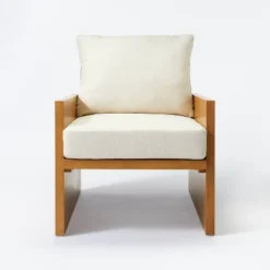 Duchesne Wood Accent Chair With Upholstered Seat And Back Cream - Threshold™ Designed With Studio McGee -Whalen Furniture GUEST 1eef6761 f0c7 4e9c bc5b 2eac1ced8056