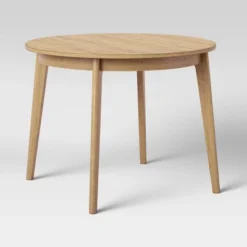 40" Astrid Mid-Century Round Dining Table With Fixed Top - Threshold™ -Whalen Furniture GUEST 20e2885f ad9b 4040 98de b795f13916a4