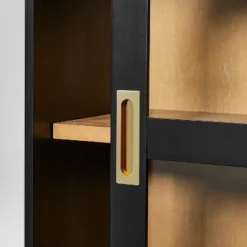 32" Promontory Sliding Glass 2 Door Cabinet - Threshold™ Designed With Studio McGee 15 32" Promontory Sliding Glass 2 Door Cabinet - Threshold™ Designed With Studio McGee -Whalen Furniture GUEST 23505d1c a6fa 4f76 ba4c 2af58c7d80f8