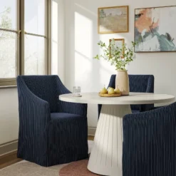 Replacement Slipcover Only For Sloped Arm Dining Chair - Threshold™ -Whalen Furniture GUEST 238c1463 b701 4946 991f 50221b8c3a68