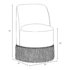 Jessa Fringe Chair - Threshold™ -Whalen Furniture GUEST 240b5009 4fe8 4800 bfb7 852547e8d174