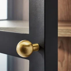 30" Crystal Cove Glass Cabinet Black - Threshold™ Designed With Studio McGee -Whalen Furniture GUEST 26fa73ea e496 41cb a096 0f669cdcbb99 1