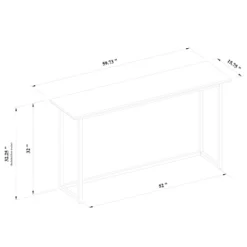 Hidden Hills Mixed Material Console Brown - Threshold™ Designed With Studio McGee -Whalen Furniture GUEST 2719499f 79d5 46d7 85d0 2d484464afec