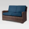 Halsted Wicker Patio Loveseat - Threshold -Whalen Furniture GUEST 2738ed0c fb1d 49ae 9bb2 9fcff19d9ae3