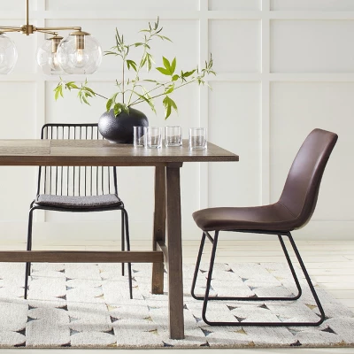 Bowden Faux Leather Dining Chairs - Threshold™ 7 Bowden Faux Leather Dining Chairs - Threshold™ - Image 5