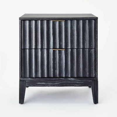 Thousand Oaks Wood Scalloped End Table With Drawers - Threshold™ Designed With Studio McGee 4 Thousand Oaks Wood Scalloped End Table With Drawers - Threshold™ Designed With Studio McGee - Image 2