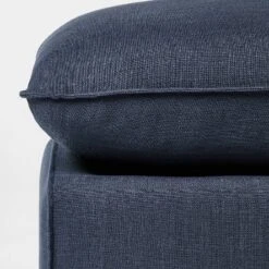 Slipcover Ottoman Blue - Threshold™ Designed With Studio McGee -Whalen Furniture GUEST 2ed08e00 618f 45f4 bc56 4680d7ee8d32