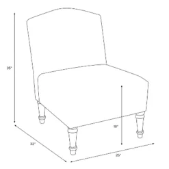 Slipper Chair - Threshold™ -Whalen Furniture GUEST 2fbaf7bb 3456 438f a263 c39bdb55f033