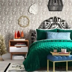 Touraco Nightstand White/Brown - Threshold™ -Whalen Furniture GUEST 30eaf27e 8986 40fa 9368 4e094ee8cf10