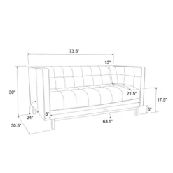 Cologne Tufted Track Arm Sofa Emerald Green - Threshold™ -Whalen Furniture GUEST 31ad25ce 542f 4418 8d1e 4bd58faa91d3