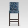 30" Parsons Barstool Bandana Blue Floral - Threshold™ -Whalen Furniture GUEST 3572755b 77a5 4359 ab79 71ed1112cad3