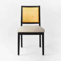 Oak Park Cane Dining Chair Black - Threshold™ Designed With Studio McGee -Whalen Furniture GUEST 35e2dc4d 3a06 4620 8038 187befd3252d