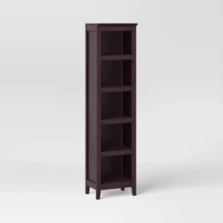 72" Carson Narrow Bookcase - Threshold -Whalen Furniture GUEST 3653ba0a 5025 470c aac5 08fa5345f709