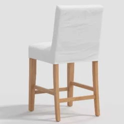 Nazanin Slipcover Counter Height Barstool Twill White - Threshold™ 9 Nazanin Slipcover Counter Height Barstool Twill White - Threshold™ -Whalen Furniture GUEST 39492191 5298 4370 b788 c7150e0059c3