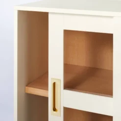 32" Promontory Sliding Glass 2 Door Cabinet - Threshold™ Designed With Studio McGee 20 32" Promontory Sliding Glass 2 Door Cabinet - Threshold™ Designed With Studio McGee -Whalen Furniture GUEST 398e0eec bec3 45c1 95e7 a8239c467b48