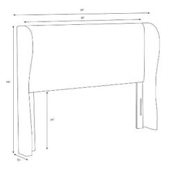 Tufted Velvet Upholstered Wingback Headboard - Skyline Furniture -Whalen Furniture GUEST 3ca1762d 235b 4e43 a75a de4783f53304