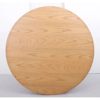 Tormod Round Dining Table Brown - Threshold™ 4 Tormod Round Dining Table Brown - Threshold™ - Image 2