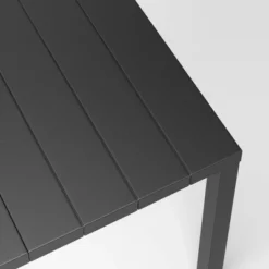 Metal Beech 6 Person Rectangle Rust And UV-Resistant Outdoor Patio Dining Table - Threshold™ -Whalen Furniture GUEST 40325639 7bb2 4488 90f2 c76ef58d2c50