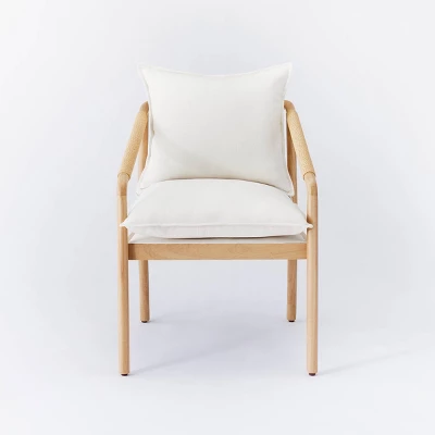 Ventura Upholstered Accent Chair With Wood Frame Natural - Threshold™ Designed With Studio McGee 4 Ventura Upholstered Accent Chair With Wood Frame Natural - Threshold™ Designed With Studio McGee - Image 2