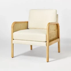 Cane Accent Chair Cream - Threshold™ Designed With Studio McGee 13 Cane Accent Chair Cream - Threshold™ Designed With Studio McGee -Whalen Furniture GUEST 425dab13 ab47 4f03 adfa 872e0793bca3