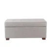 Shelton Tufted Top Storage Ottoman - Gray - Threshold™: Upholstered Rectangular Furniture With Lid -Whalen Furniture GUEST 4298611b 9718 4fef 9047 bd6d0f69eed7