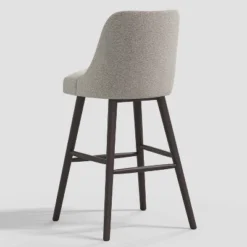 Geller Modern Counter Height Barstool Gray Boucle - Threshold™: Upholstered, Rubberwood Frame, 250lb Capacity -Whalen Furniture GUEST 4393c8e7 c285 40d3 bd55 b6132aa8211b