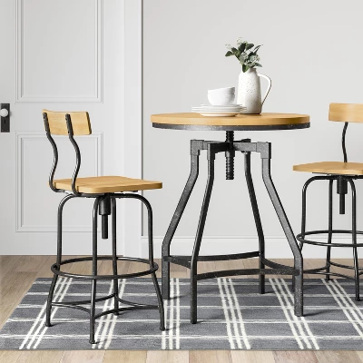 Woodsboro Bar Height Table Light Brown - Threshold™ 3 Woodsboro Bar Height Table Light Brown - Threshold™