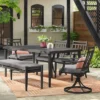 2pc Fairmont Stationary Outdoor Patio Dining Chairs Arm Chairs Black - Threshold™ 1 2pc Fairmont Stationary Outdoor Patio Dining Chairs Arm Chairs Black - Threshold™ -Whalen Furniture GUEST 464fb60b 713d 474f af89 5d5aa851ba98