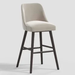 Geller Modern Counter Height Barstool In Shiny Velvet - Threshold™ -Whalen Furniture GUEST 46e30b2a dd3a 42eb b8c7 2f1484f5e948