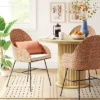 Landis Woven Backed Dining Chair With Cushion Natural - Threshold™ 1 Landis Woven Backed Dining Chair With Cushion Natural - Threshold™ -Whalen Furniture GUEST 487e79b6 98c0 4a05 9181 91b4a3ddc08c